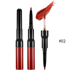 Dual-ended Liquid Matte Lipstick w/ Liner Lip Kit - Lip Lock'd Cosmetics ™
