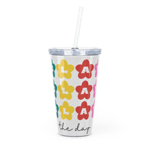 Load image into Gallery viewer, NEW!! Plastic Tumbler with Straw - Lip Lock&#39;d Cosmetics ™