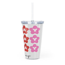 Load image into Gallery viewer, NEW!! Plastic Tumbler with Straw - Lip Lock&#39;d Cosmetics ™